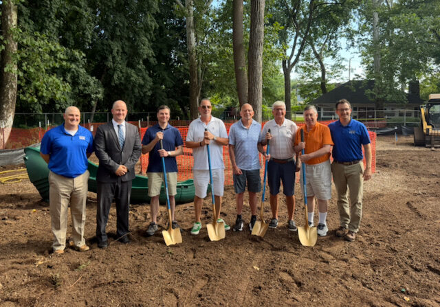 Groundbreaking at the Taylor Park playground site